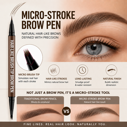 Last Day Buy 1 Get 1 Free🔥Hydranya Waterproof Hair-Like Brow Pen – Smudge-Proof, Long-Lasting Natural Eyebrow Pencil