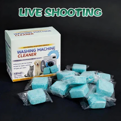 🔥Eco-Friendly Washing Machine Cleaner Fights Pet Odors & Hair Build-Up for Fresh Clean Machines