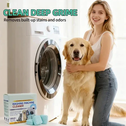 🔥Eco-Friendly Washing Machine Cleaner Fights Pet Odors & Hair Build-Up for Fresh Clean Machines