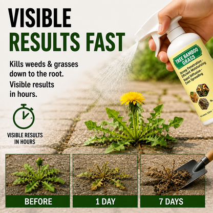 Fast-Acting Natural Weed & Grass Killer Spray