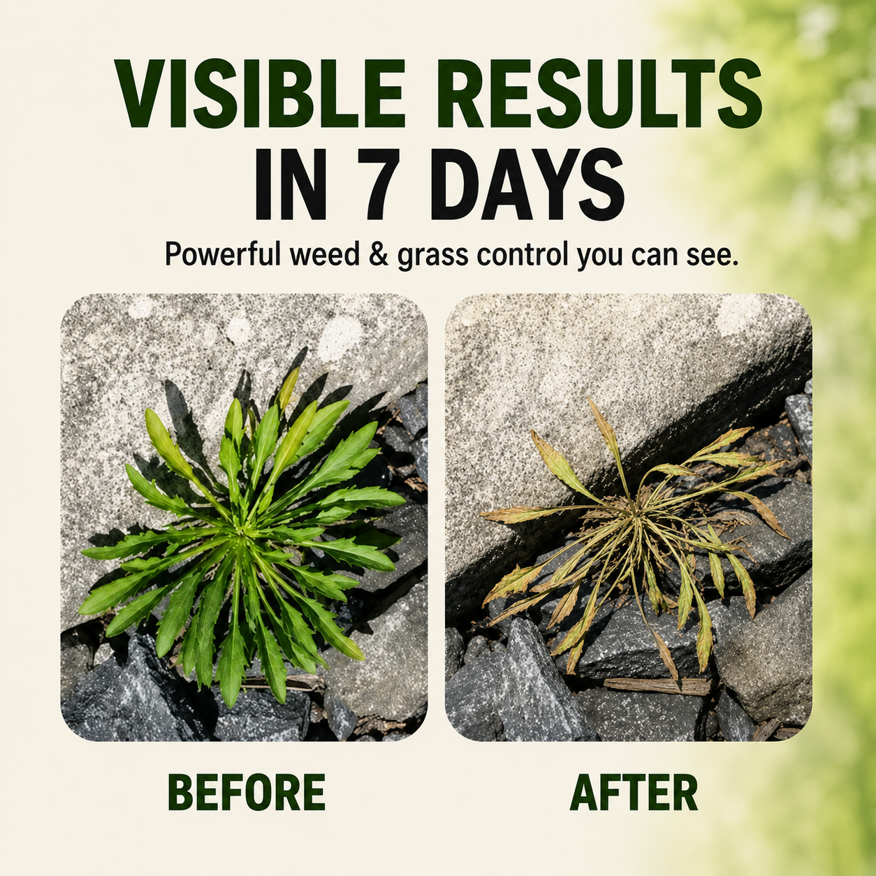 Fast-Acting Natural Weed & Grass Killer Spray