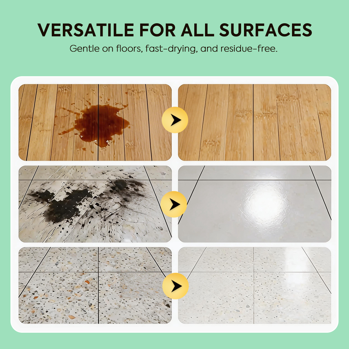 Efficient Floor Cleaning Tablets-Multi-Surface Solution (Lemon Scent)