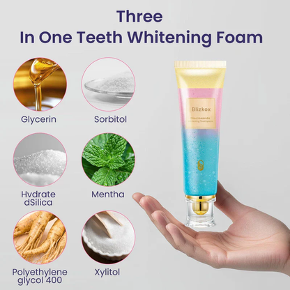 💋💋💋Nicotinamide Whitening Toothpaste – Removes Stains, Freshens Breath