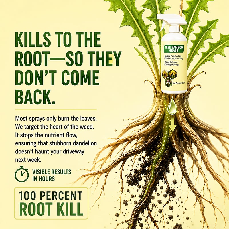 Fast-Acting Natural Weed & Grass Killer Spray