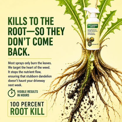 Fast-Acting Natural Weed & Grass Killer Spray