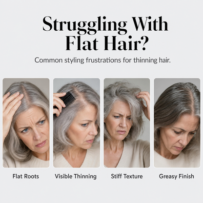 ✨ Buy 3 Get 2 FREE 🎁 Instant Volume for Flat Hair — Lightweight, Bouncy & Full-Looking All Day